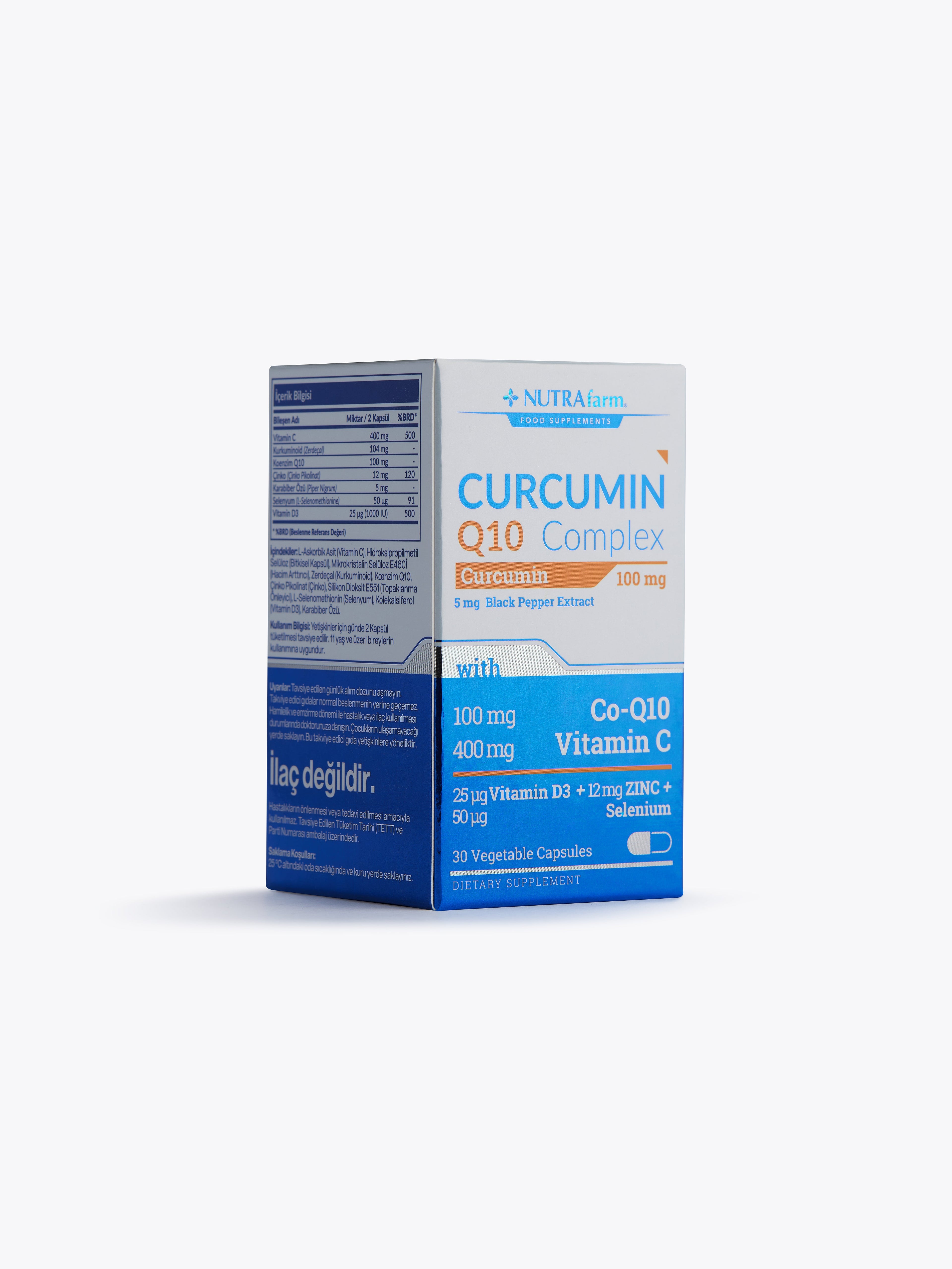 NutraFarm Curcumin Q-10 Complex 100 mg