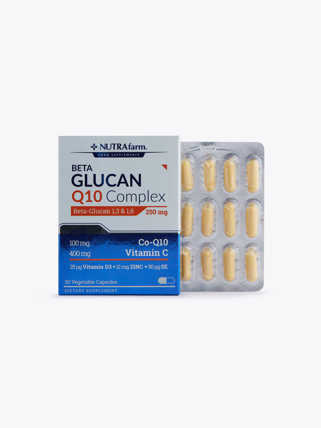NutraFarm Beta Glucan Q10 Complex 250 mg