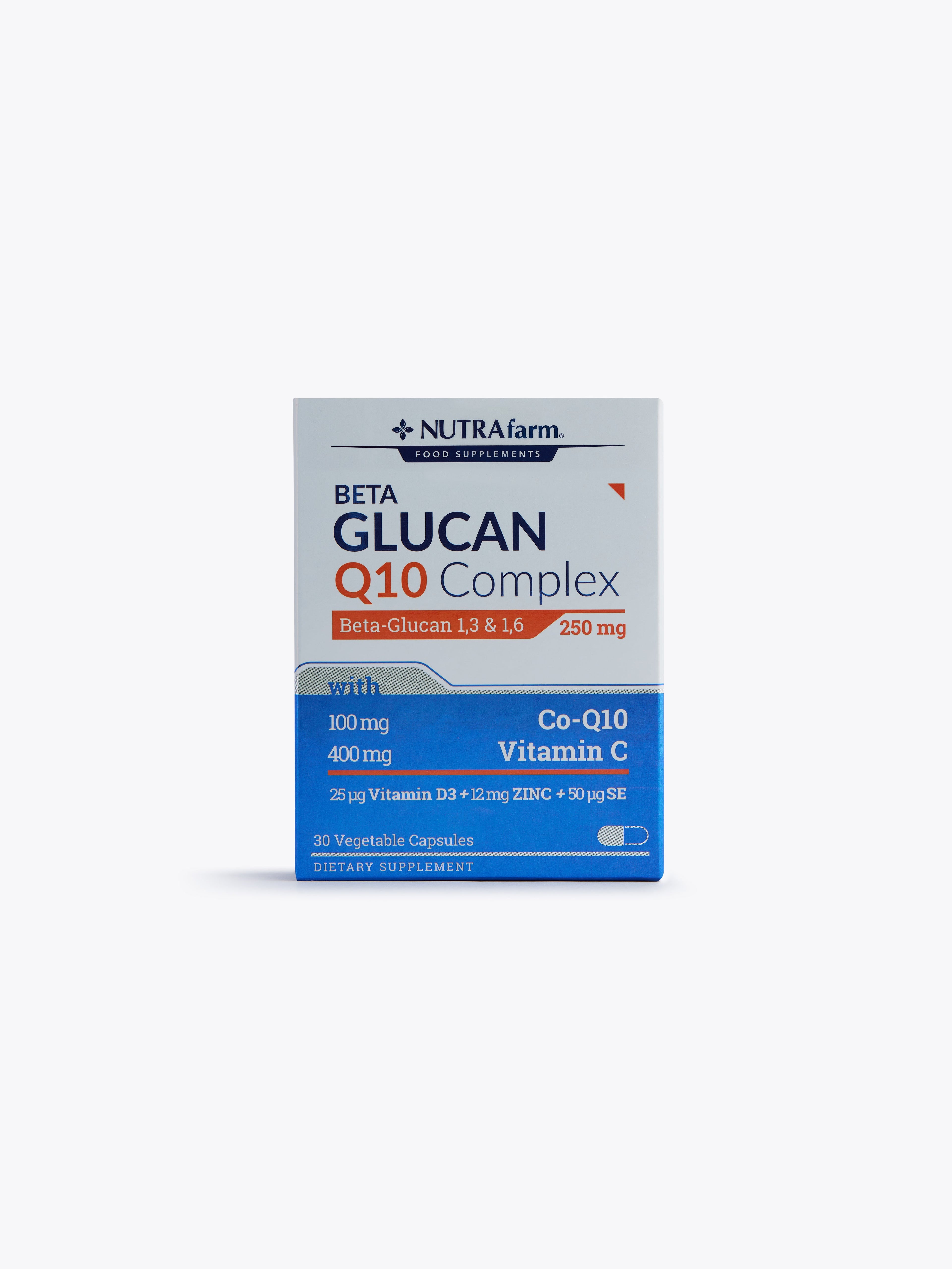 NutraFarm Beta Glucan Q10 Complex 250 mg