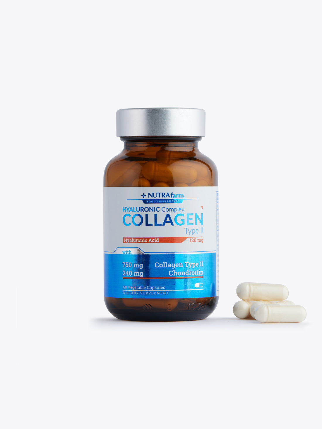 NutraFarm Hyaluronic Complex Collagen Type II 120 mg