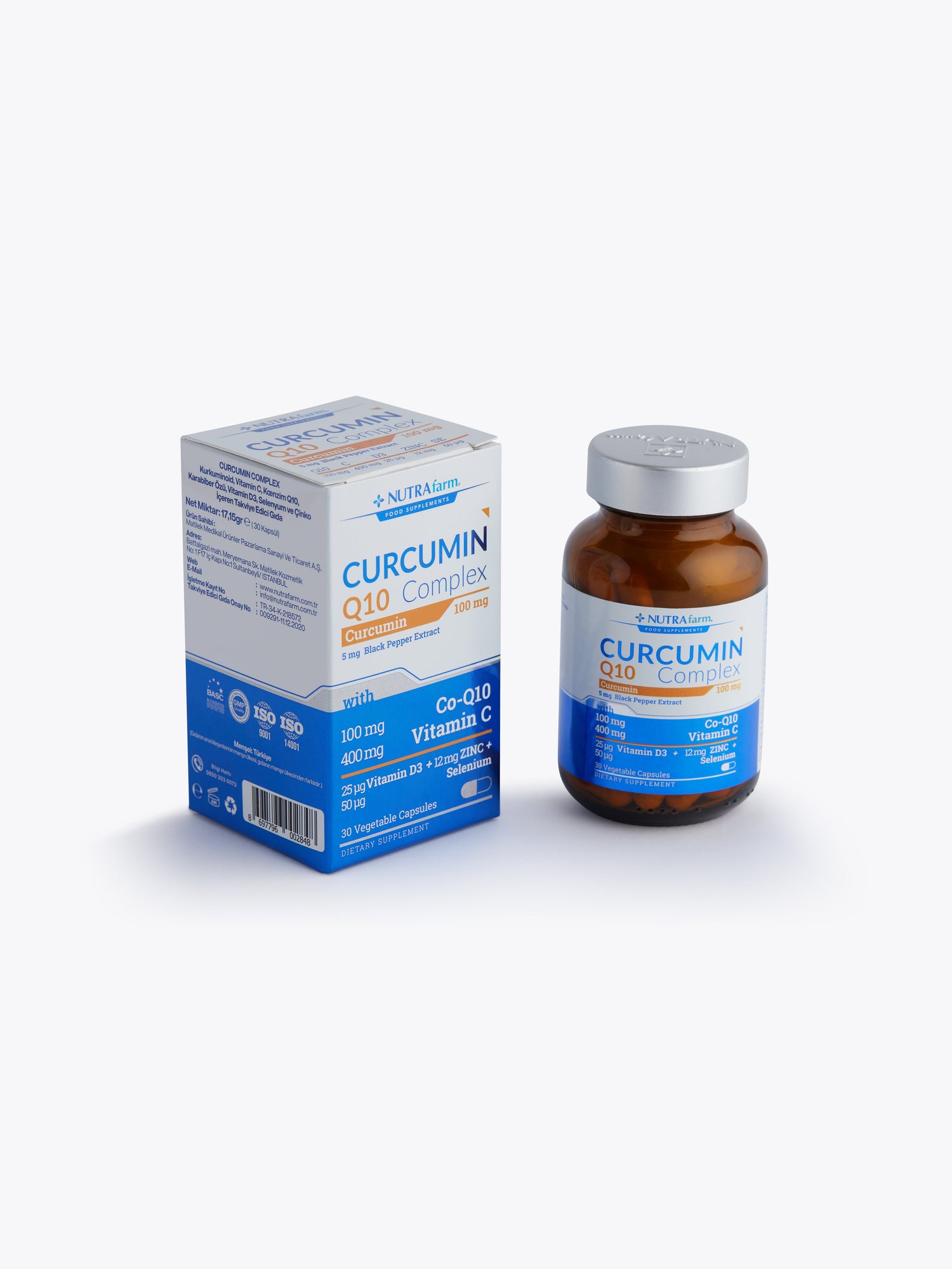 NutraFarm Curcumin Q-10 Complex 100 mg